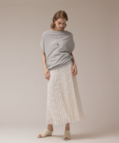 GRACE CONTINENTAL レースプリーツスカート