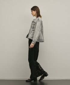 GRACE CONTINENTAL ペプラムデニムジャケット