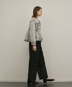 GRACE CONTINENTAL ペプラムデニムジャケット