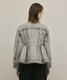 GRACE CONTINENTAL ペプラムデニムジャケット