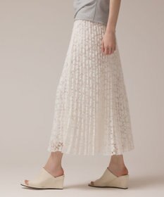 GRACE CONTINENTAL レースプリーツスカート