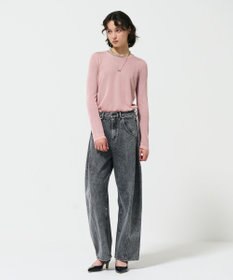 GRACE CONTINENTAL シアークルーニットトップ