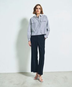 GRACE CONTINENTAL サテンベイカーパンツ ブラック