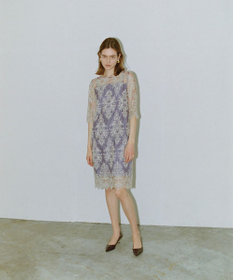 GRACE CONTINENTAL 【オンライン限定ドレス】Gigi ラベンダー