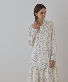 GRACE CONTINENTAL ランダムドットボウタイワンピース