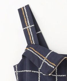 GRACE CONTINENTAL ロープチェックワンピース