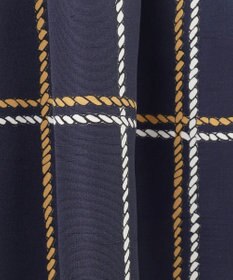 GRACE CONTINENTAL ロープチェックワンピース