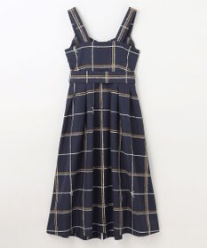 GRACE CONTINENTAL ロープチェックワンピース