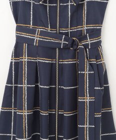 GRACE CONTINENTAL ロープチェックワンピース