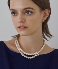 GRACE CONTINENTAL パールレイヤードネックレス ホワイト