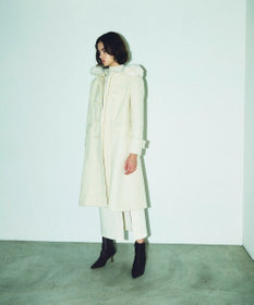 GRACE CONTINENTAL ファーフードダッフルコート