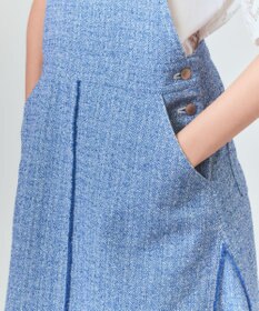 GRACE CONTINENTAL シャンブレーツイードジャンパースカート