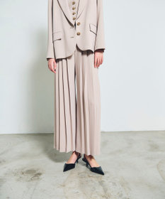 GRACE CONTINENTAL トリアセプリーツパンツ