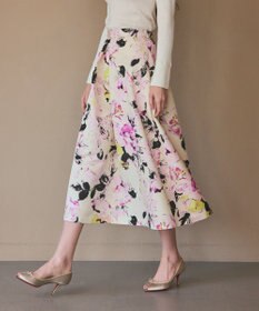 GRACE CONTINENTAL ボタニカルセパレートドレス