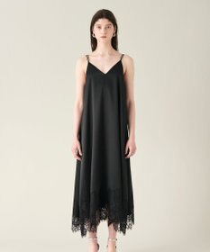 GRACE CONTINENTAL レースコンビ2wayキャミワンピース ブラック