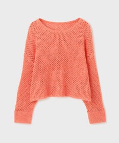 GRACE CONTINENTAL スパンメッシュニットトップ