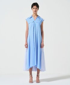 GRACE CONTINENTAL ティアードコンビシャツワンピース