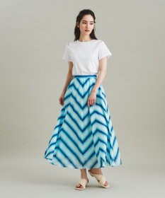 タイダイティアードスカート　グレースコンチネンタル タイダイプリントロングスカート / GRACE CONTINENTAL | GRACE
