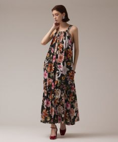 GRACE CONTINENTAL フラワープリントキャミドレス