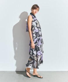 GRACE CONTINENTAL プリントレイヤードノースリーブ