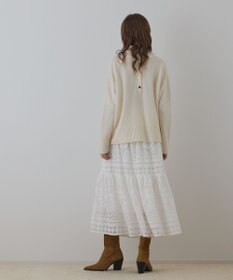 GRACE CONTINENTAL レースティアードスカート