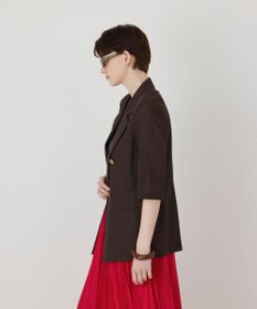 GRACE CONTINENTAL シアーハーフスリーブジャケット