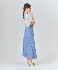 GRACE CONTINENTAL シャンブレーツイードジャンパースカート