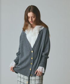 GRACE CONTINENTAL 前後2WAYニットカーディガン