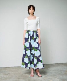 GRACE CONTINENTAL スクエアーネックトップ