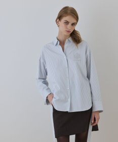 GRACE CONTINENTAL エンブレム刺繍シャツ