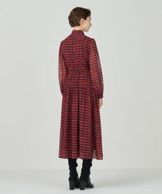 GRACE CONTINENTAL ハートキカプリントワンピース