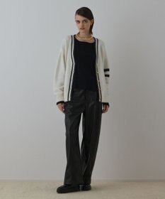 GRACE CONTINENTAL グリッターニットカーディガン ホワイト