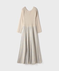 GRACE CONTINENTAL ラメモールニットジャガードワンピース