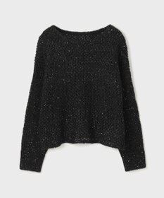 GRACE CONTINENTAL スパンメッシュニットトップ