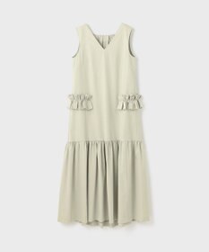 GRACE CONTINENTAL サイドフリルタフタワンピース