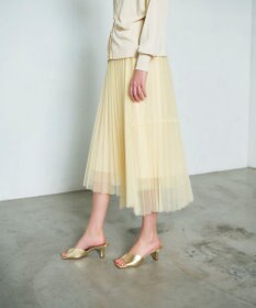 GRACE CONTINENTAL ティアードラップチュールスカート