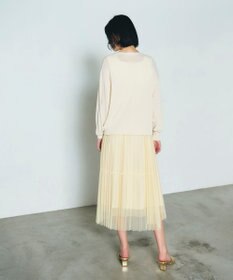 GRACE CONTINENTAL ルーズVネックニットカーディガン