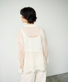 GRACE CONTINENTAL ニットシアーシャツ