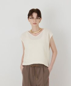 GRACE CONTINENTAL カールヤーンシアートップ キナリ
