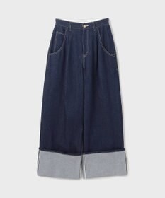 GRACE CONTINENTAL ロールアップワイドパンツ