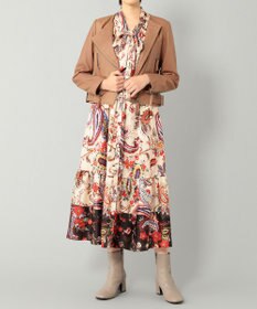 GRACE CONTINENTAL レースアップライダースジャケット