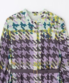 GRACE CONTINENTAL キカプリントティアードワンピース