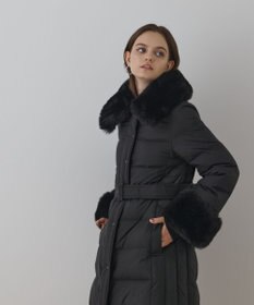 GRACE CONTINENTAL ファーカラーロングダウン