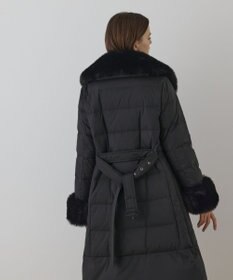 GRACE CONTINENTAL ファーカラーロングダウン