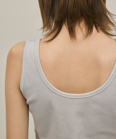 GRACE CONTINENTAL テレコノースリーブトップ