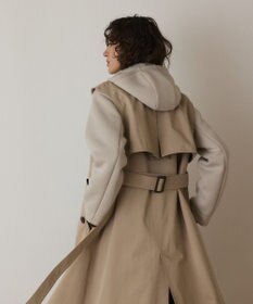 GRACE CONTINENTAL パーカーコンビトレンチ