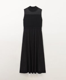 GRACE CONTINENTAL ラメシアープリーツニットワンピース