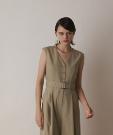 GRACE CONTINENTAL ベルト付サロペット