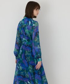 GRACE CONTINENTAL ローズプリントフレアワンピース