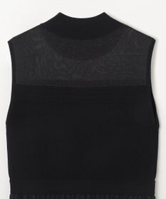 GRACE CONTINENTAL ラメシアープリーツニットワンピース